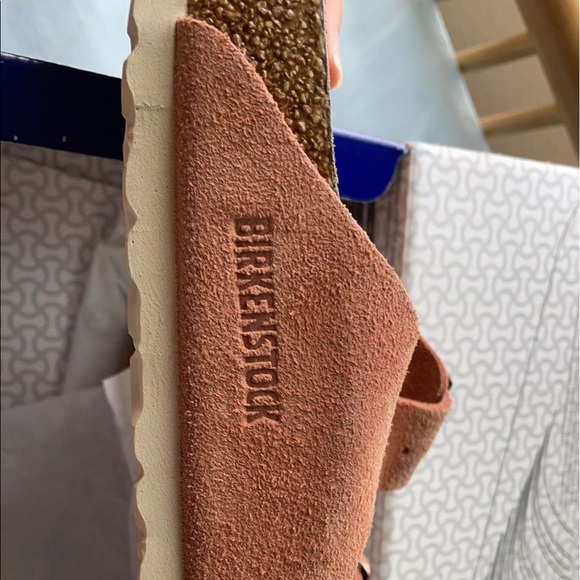 New Birkenstock Arizona Earth Red Suede Leather 38 - Picture 12 of 15